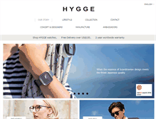Tablet Screenshot of hygge-watches.com